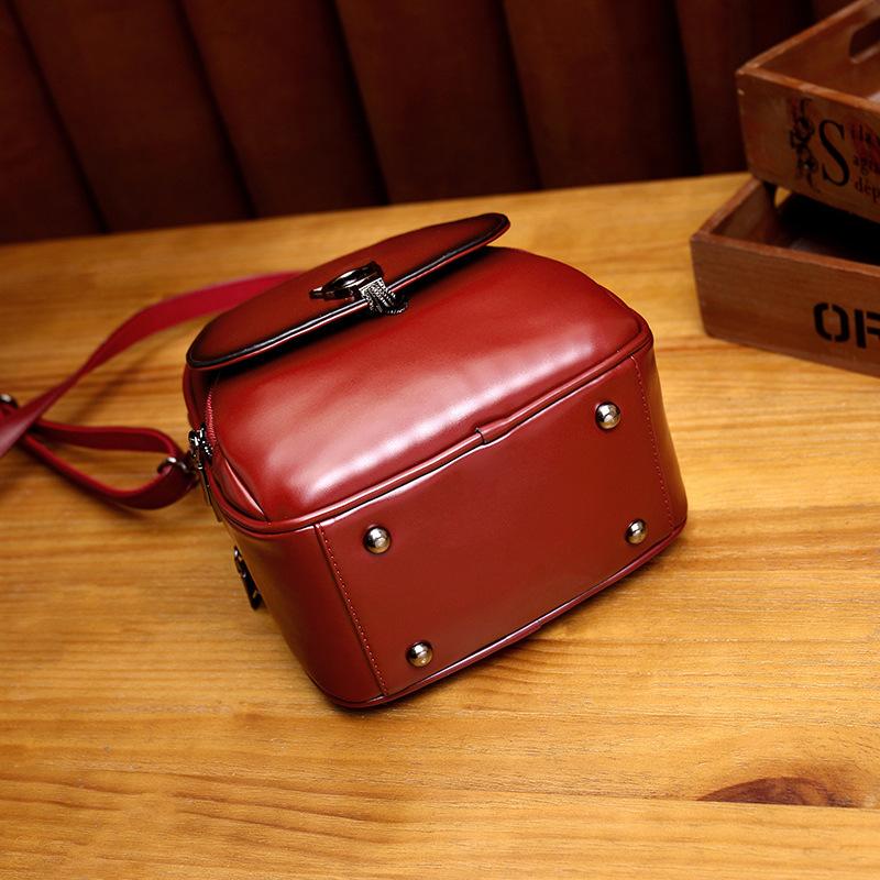Leather Backpack fashion Mini versatile Backpack mySite