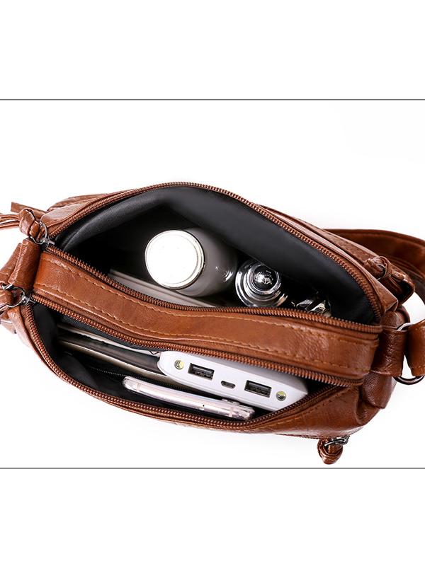 Retro Soft Leather Shoulder Bag mySite