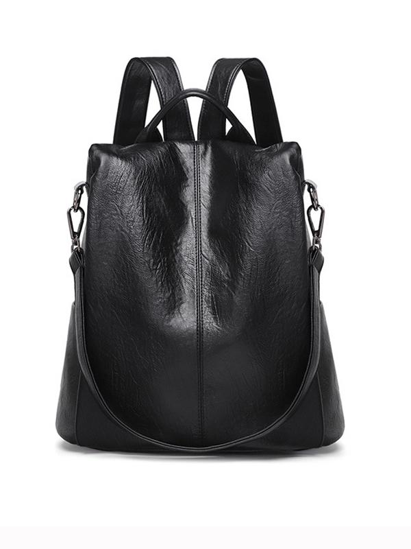 Soft Leather Anti-Theft Backpack mySite