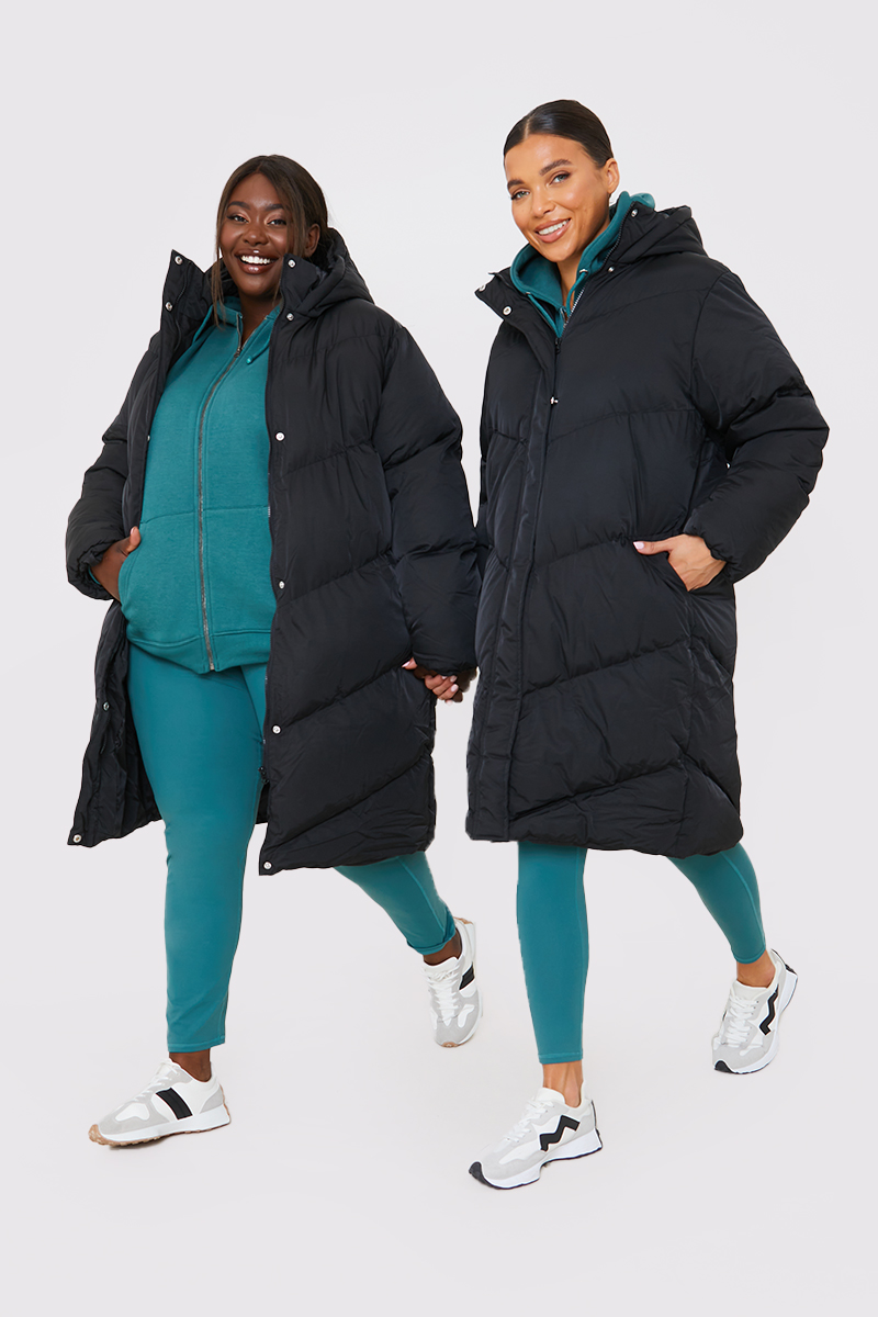 Longline Puffer Coat