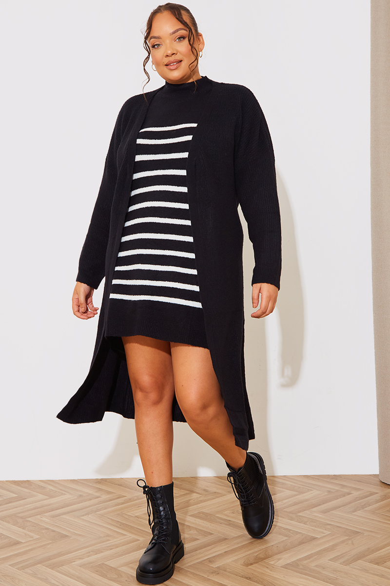 Midi Belted Knitted Cardigan