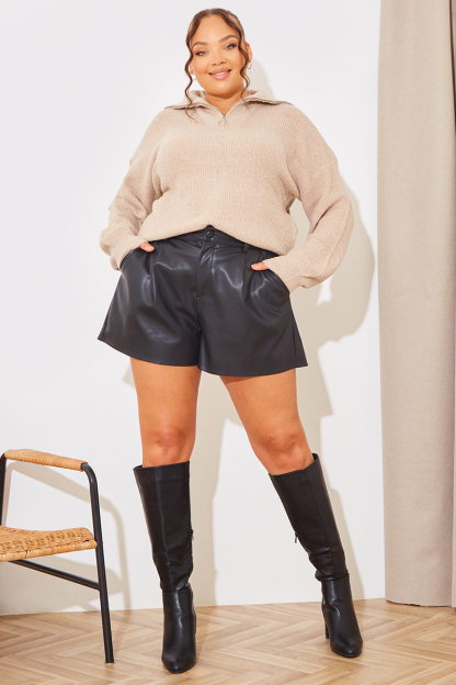 Knitted Half Zip Jumper