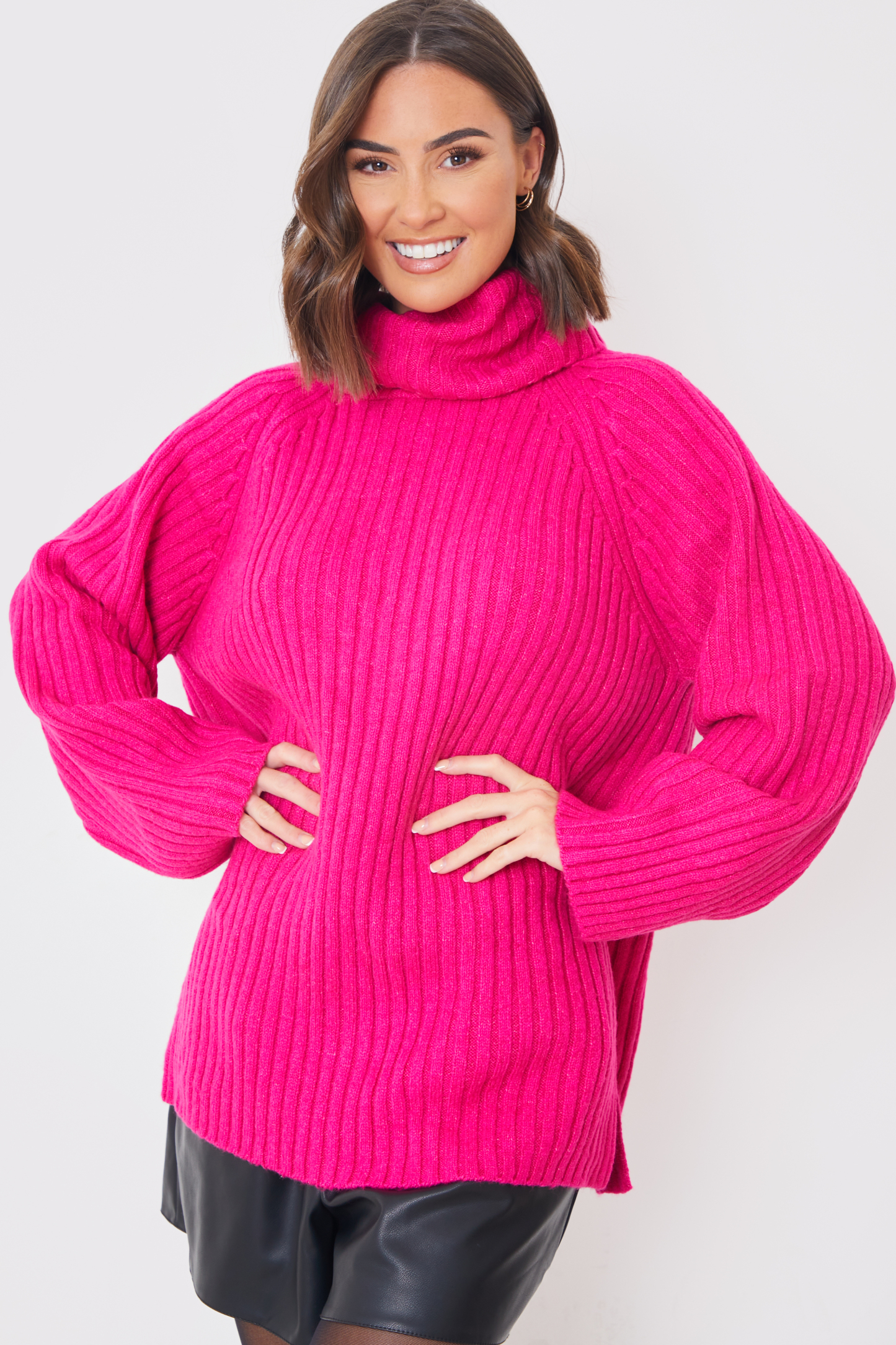 Knit Roll Neck Jumper