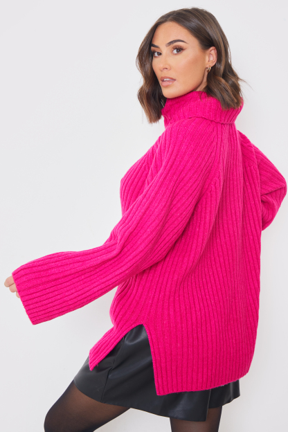 Knit Roll Neck Jumper