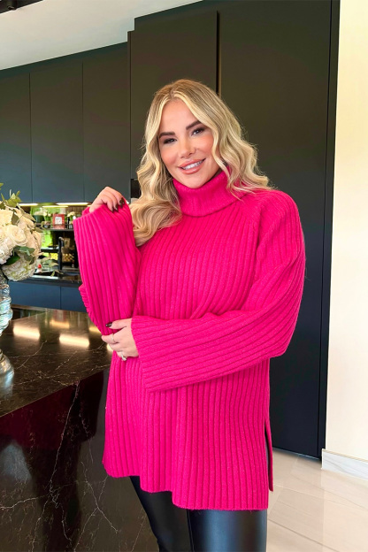 Knit Roll Neck Jumper