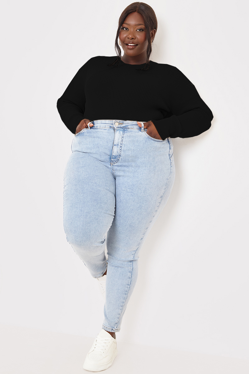 Rib Bardot Detail Jumper