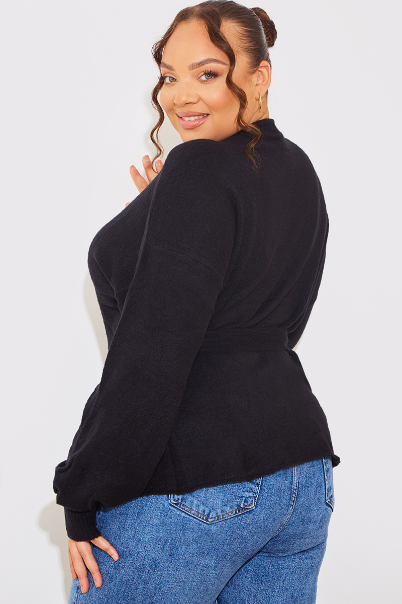 Knitted Wrap Around Jumper