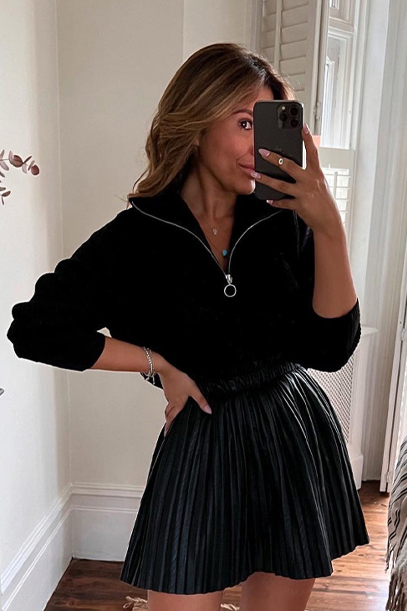 Quarter Zip Knitted Jumper