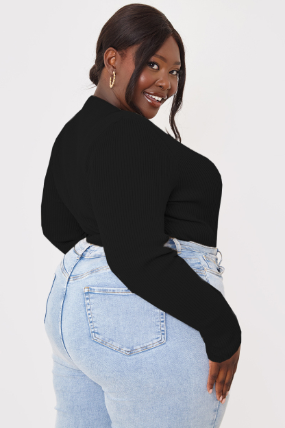 Rib Bardot Detail Jumper