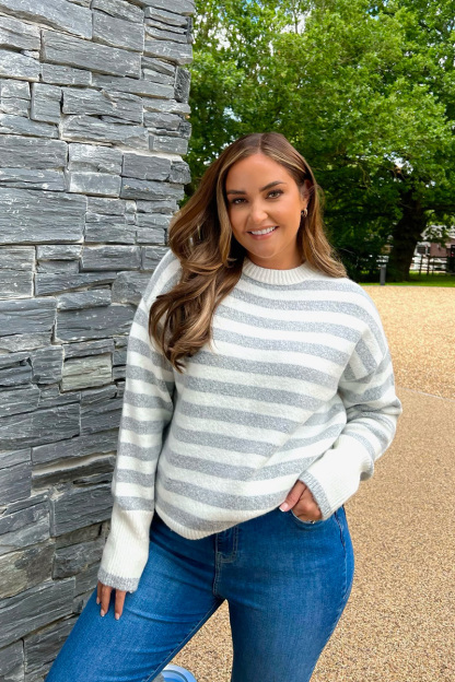 Stripe Crew Neck Jumper