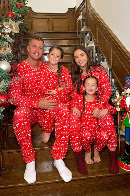 Kids Reindeer Fairisle Matching Family PJ Set