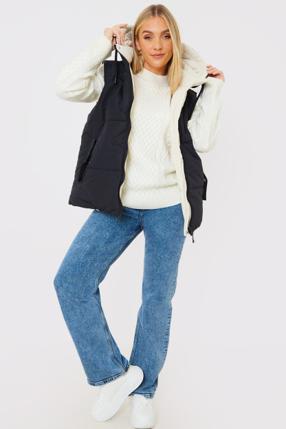 Recycled Short Reversible Gilet