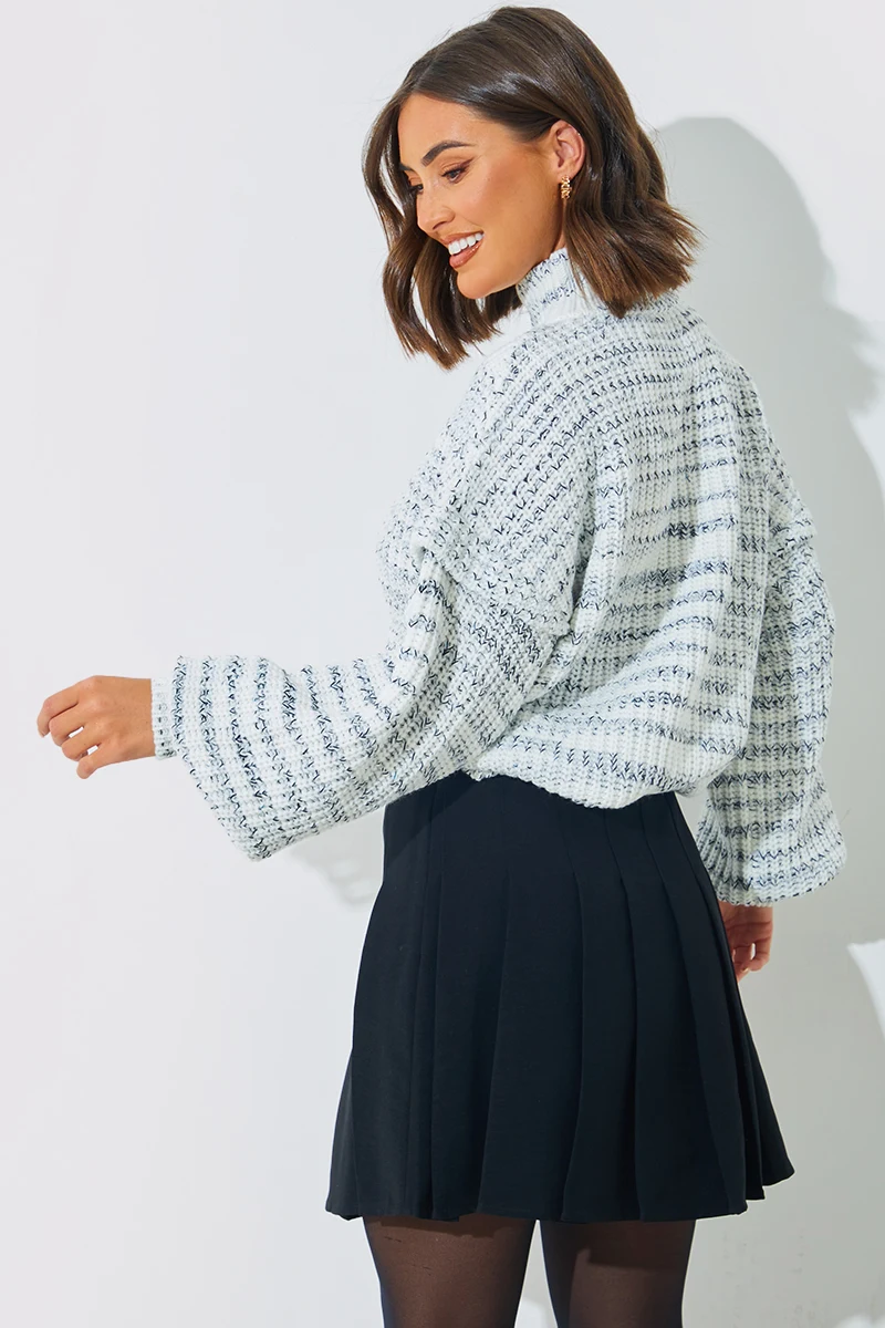 Pleated Mini Skirt