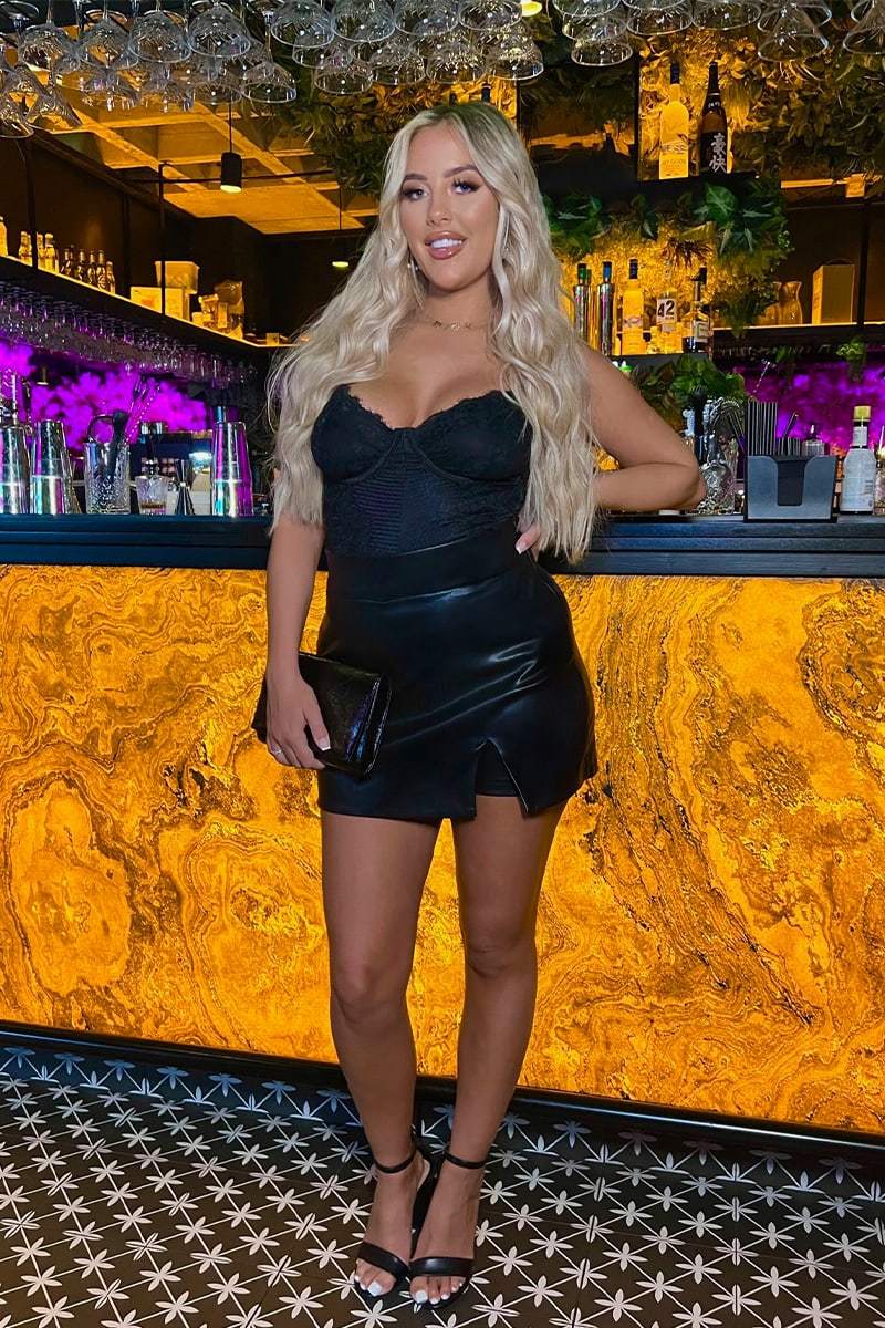 PU Skort