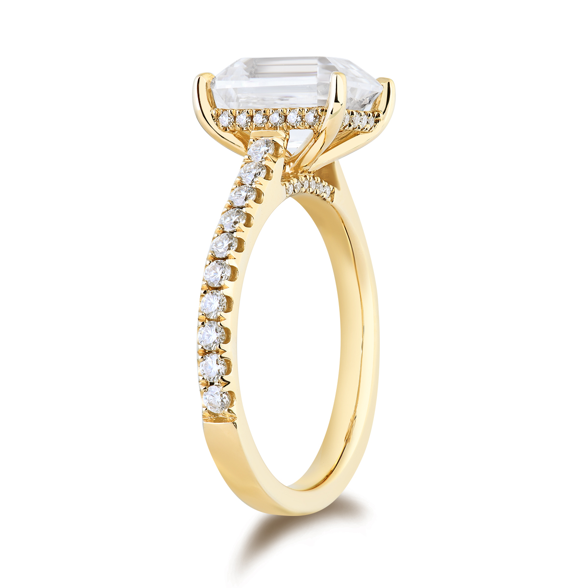 Discover the Exquisite Hidden Halo Engagement Rings by Lightmark Jewelry