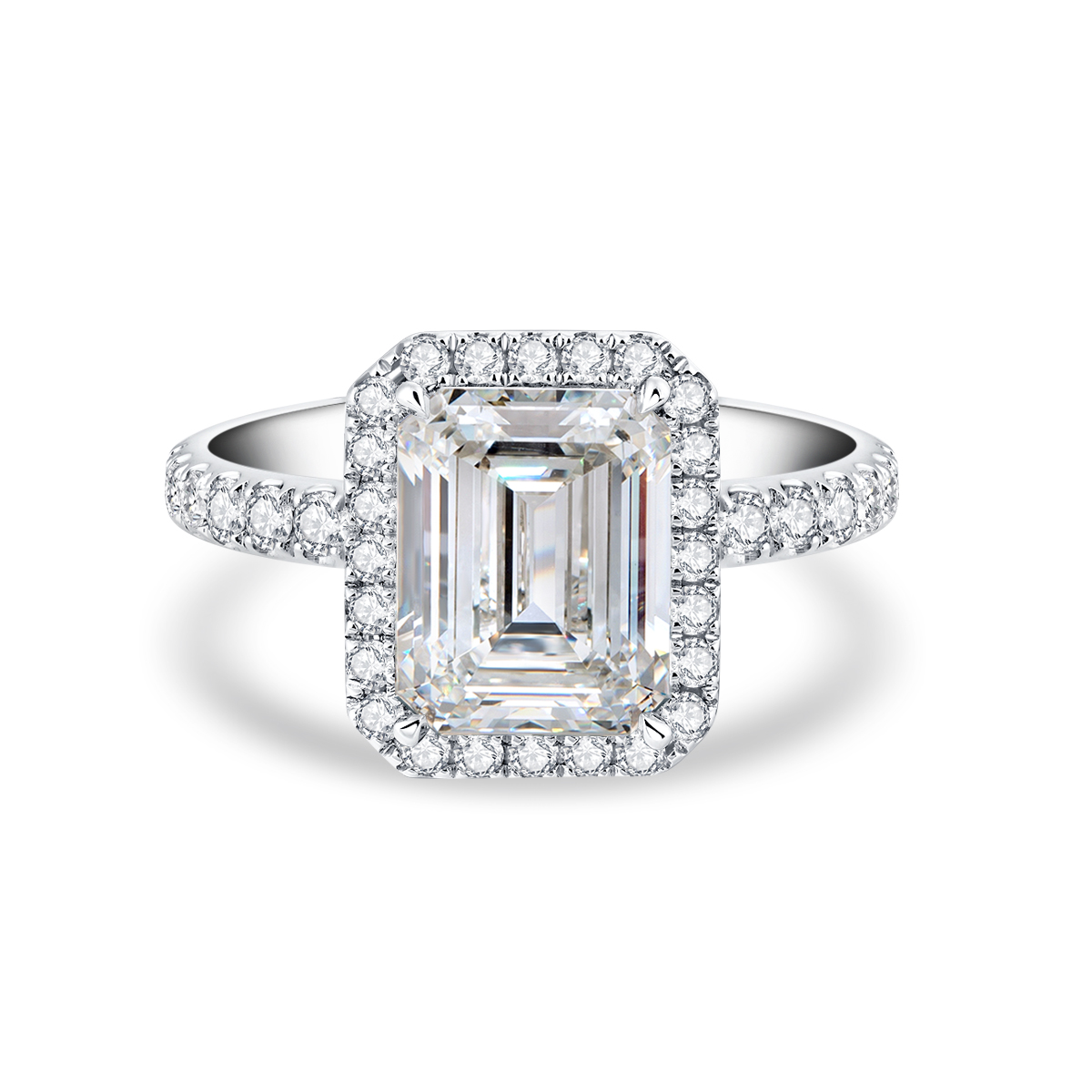 Halo Diamond Engagement Ring