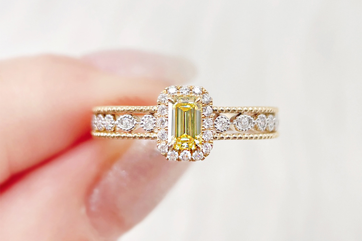 Elevate Your Ensemble: Chic Color Coordination with Diamond Accents