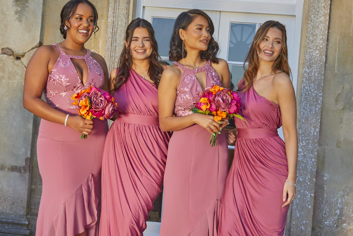 mix and match bridesmaids