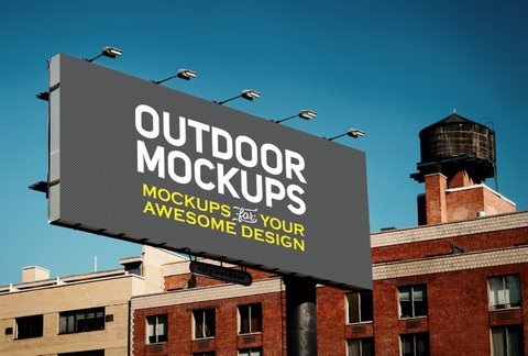  4)Outdoor advertising design