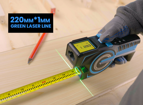 3-in-1 laser tape measure: DT series (DT20, DT30, DTX10)
