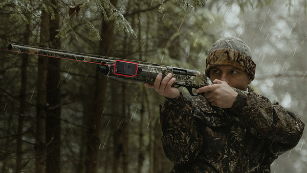 Hunter Mileseey hunting laser rangefinder and on position