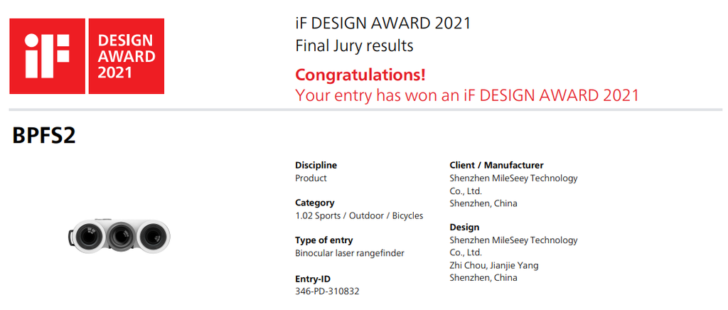 Mileseey BPFS2 won the German IF Design Award