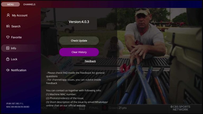 VSEEBOX HOW TO CLEAR THE HISTORY RECORD