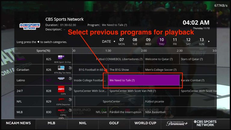 VSEEBOX from Classic EPG Access Playback