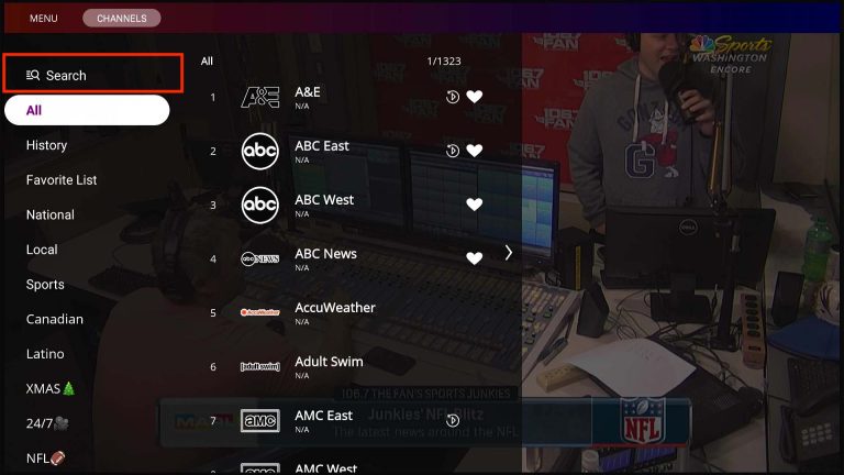 VSEEBOX HOW TO USE THE SEARCH FUNCTION