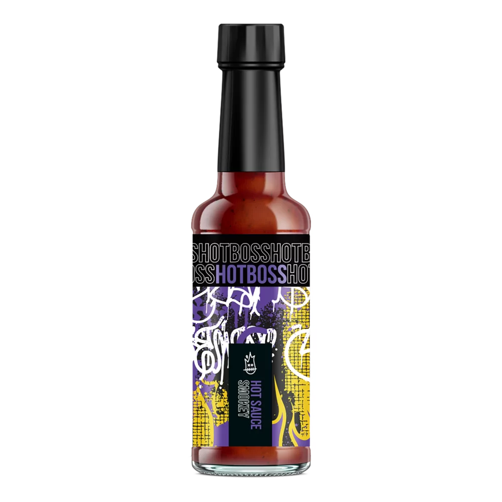 Buy Hotboss Smokey Hot Sauce with a Sweet Chili Taste in UK
