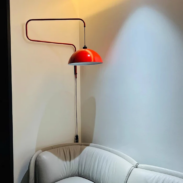 Nordic Style Red Wall Light