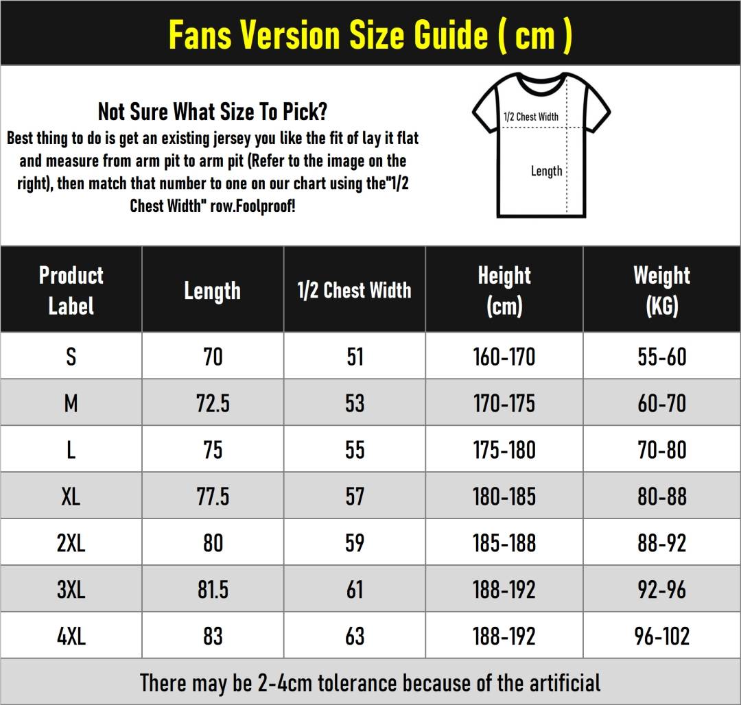 Difference Between Player Version and Fans Version Jersey