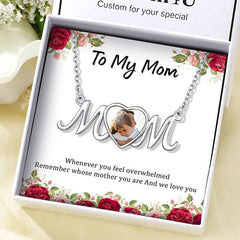 Mom Necklace with Picture