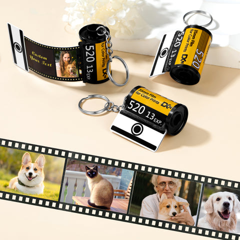 Custom4U Camera Film Roll Keychain