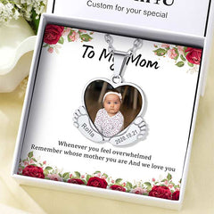 Baby Feet Picture Necklace