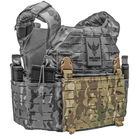 SHELLBACK TACTICAL LASER CUT MOLLE CLIP PLACARD 2.0