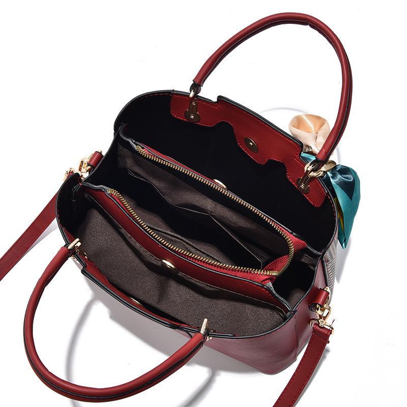 Stitching Fashion Large-capacity Bag mySite