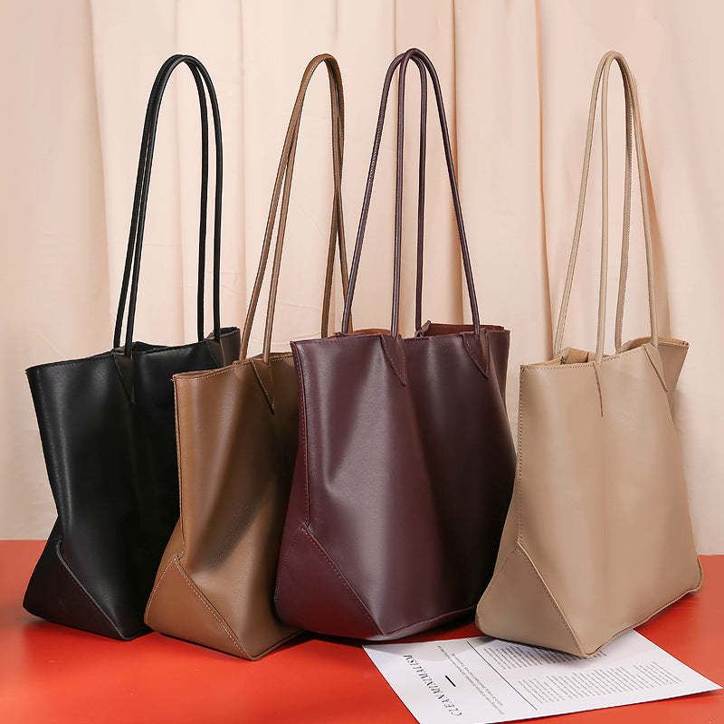 Vintage Leather Tote Bag mySite