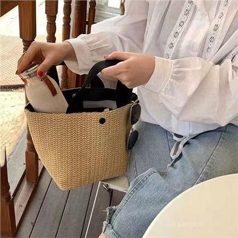 IG Seaside Summer Beach Vacation Wild Woven Retro Handbag mySite