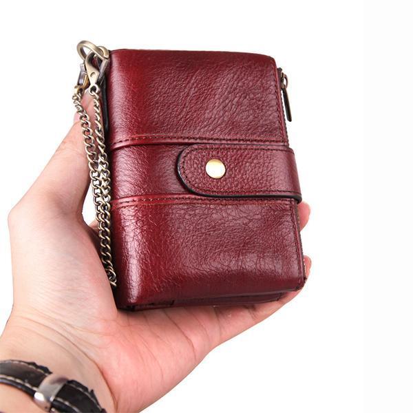 GenuineLeather Anti-theft Retro Wallet mySite