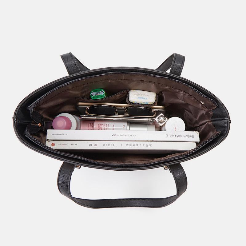 3PCS Retro Large Capacity Handbag Tote Bag Set mySite