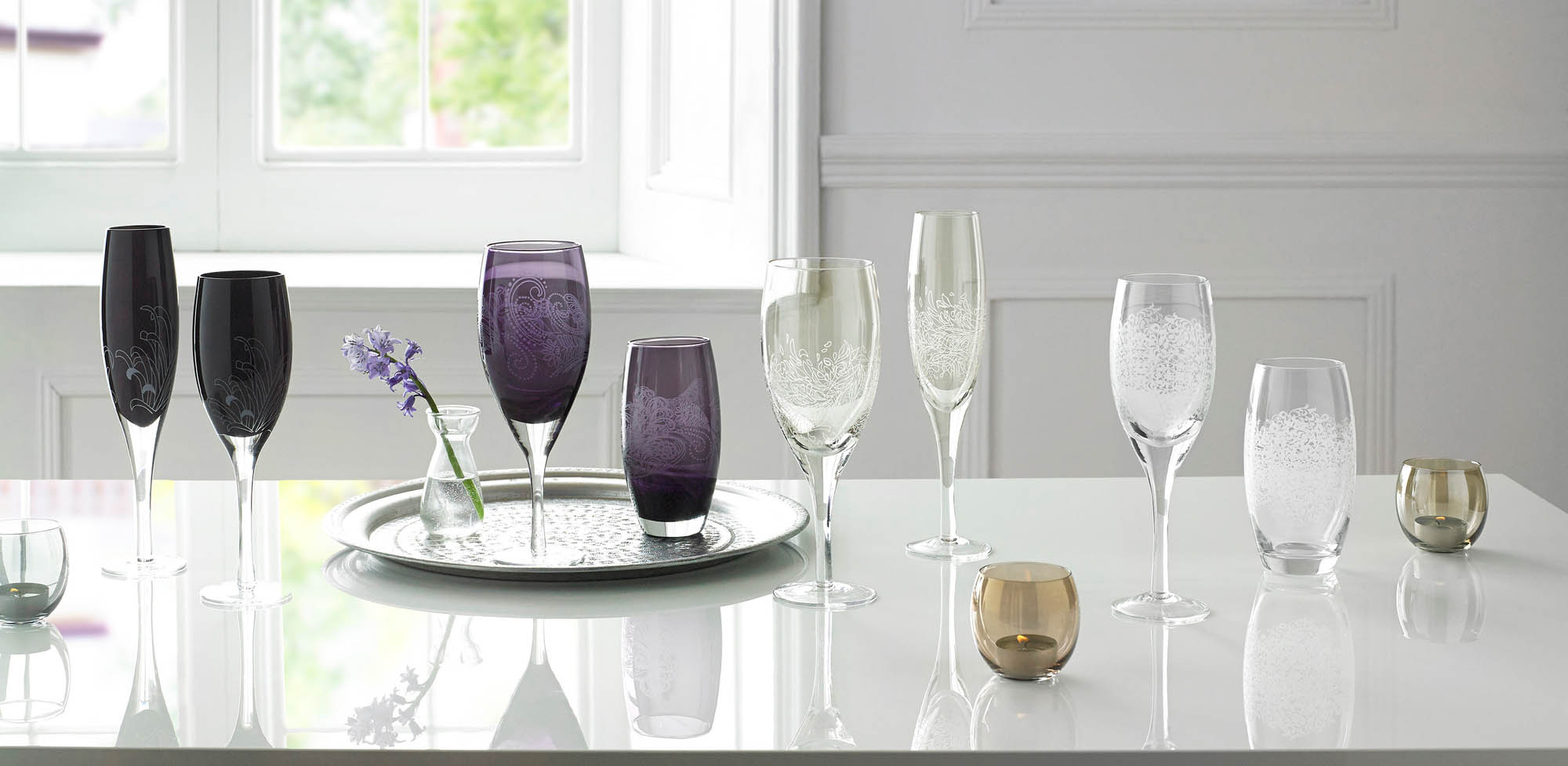 Denby x Monsoon glassware
