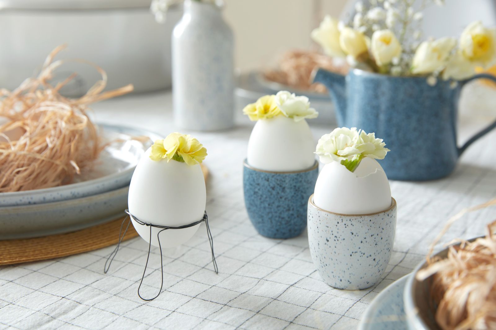 Homemade Easter centerpieces