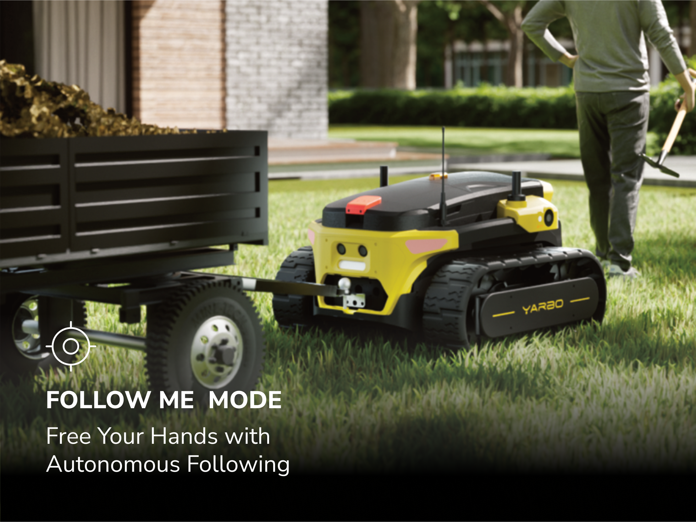 Follow me mode- yarbo autonomouse following feature.