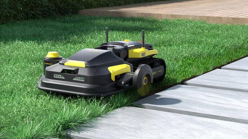Yarbo's robot lawn mower in action