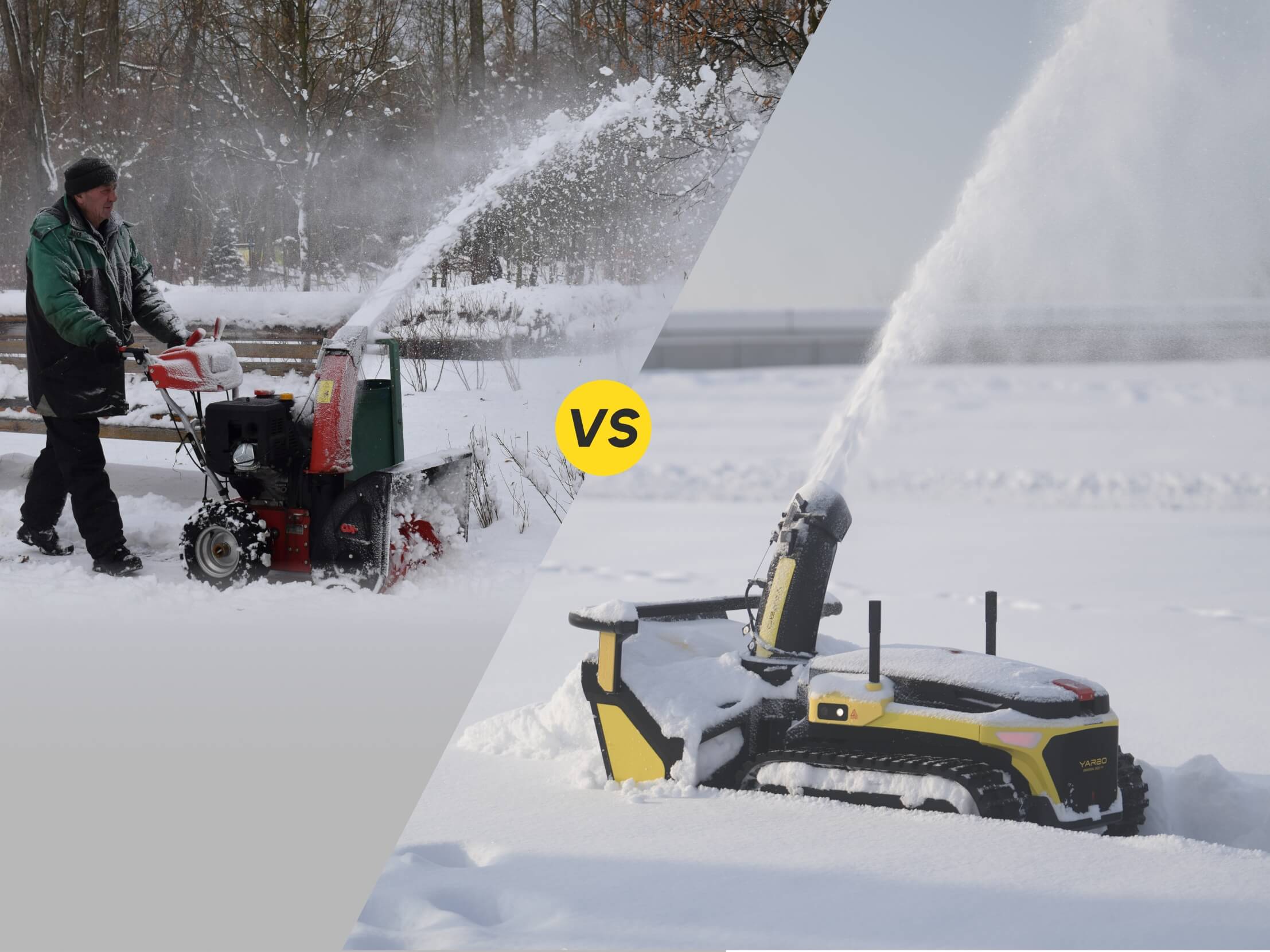 Single Stage vs Two Stage Snow Blower of Yarbo.