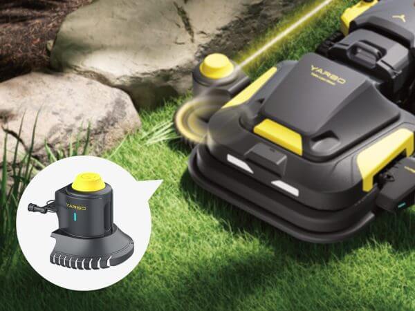 Give final touches with Yarbo's trimer .