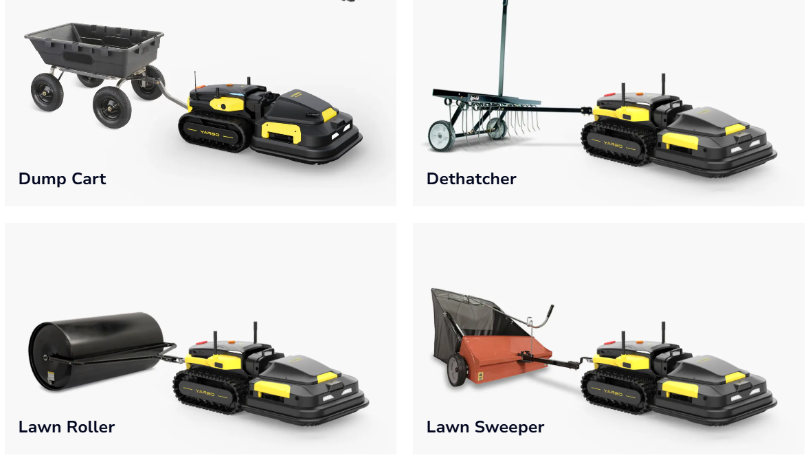 Yarbo's additional attachments 