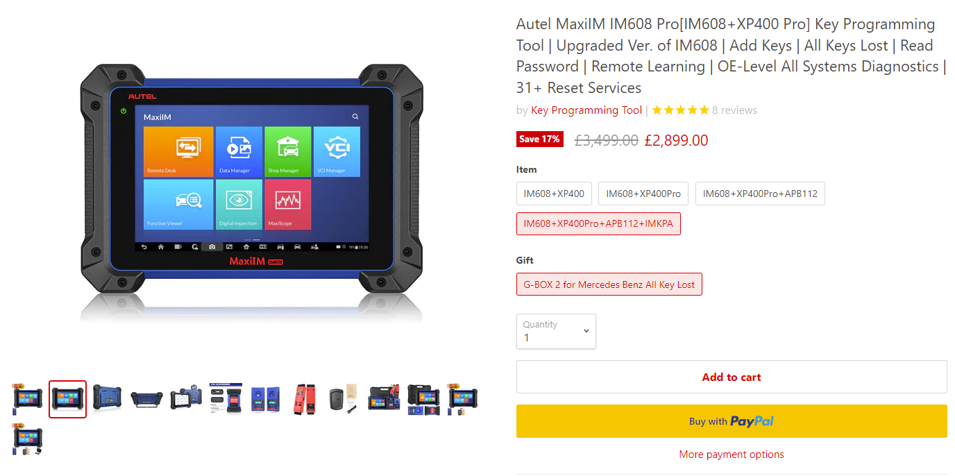 autel maxiim im608