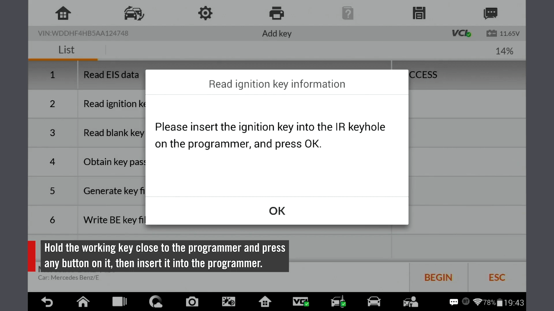 How to Add a New Key for Mercedes - Autel IM608 Add Key